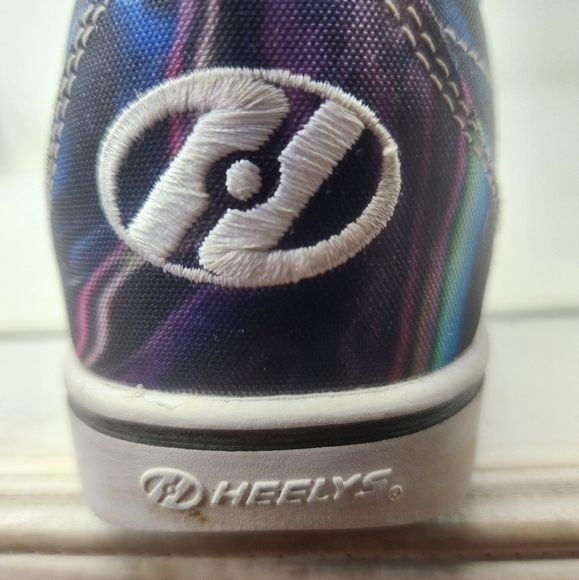 Heelys Multicolor Roller Shoes YOUTH size 4 - Picture 3 of 10